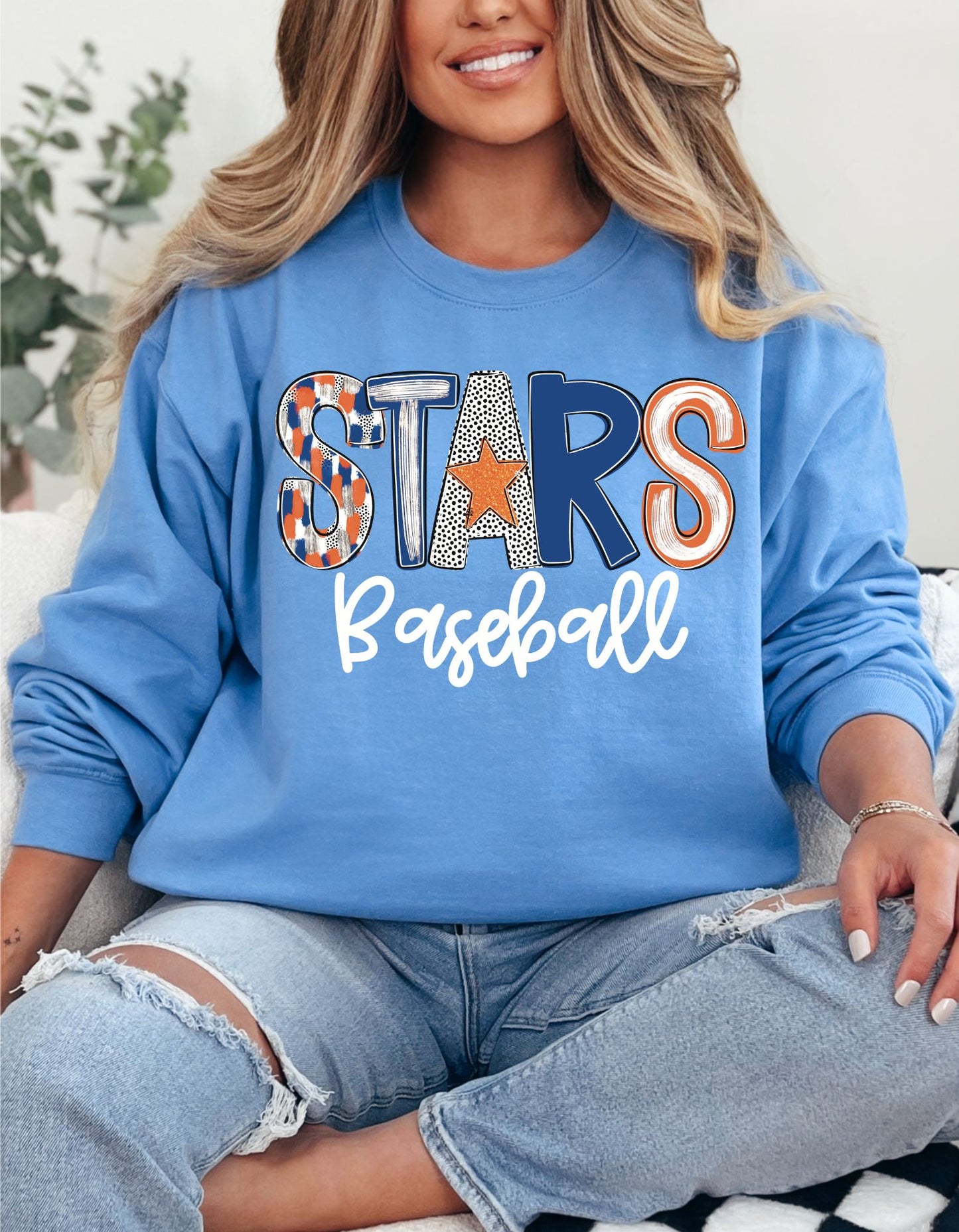 The Poppy Stars Baseball Sweatshirt