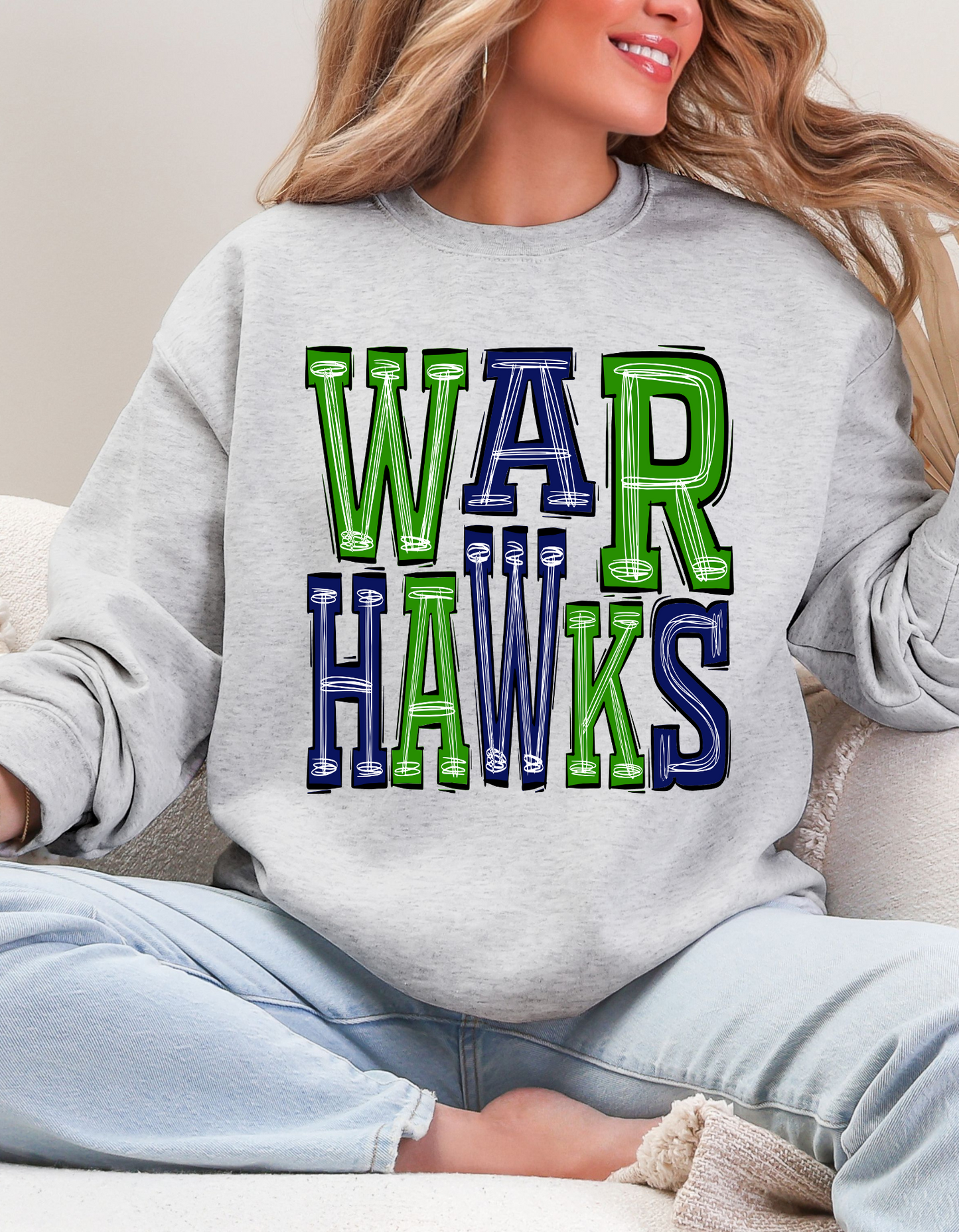 The Warhawks Scribble Sweatshirt