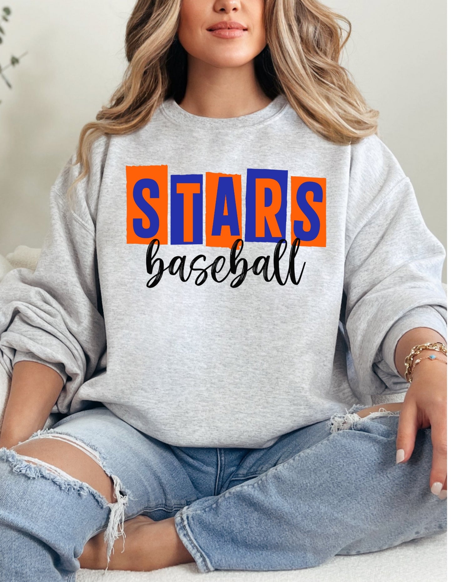 The Stars Baseball Block Sweatshirt