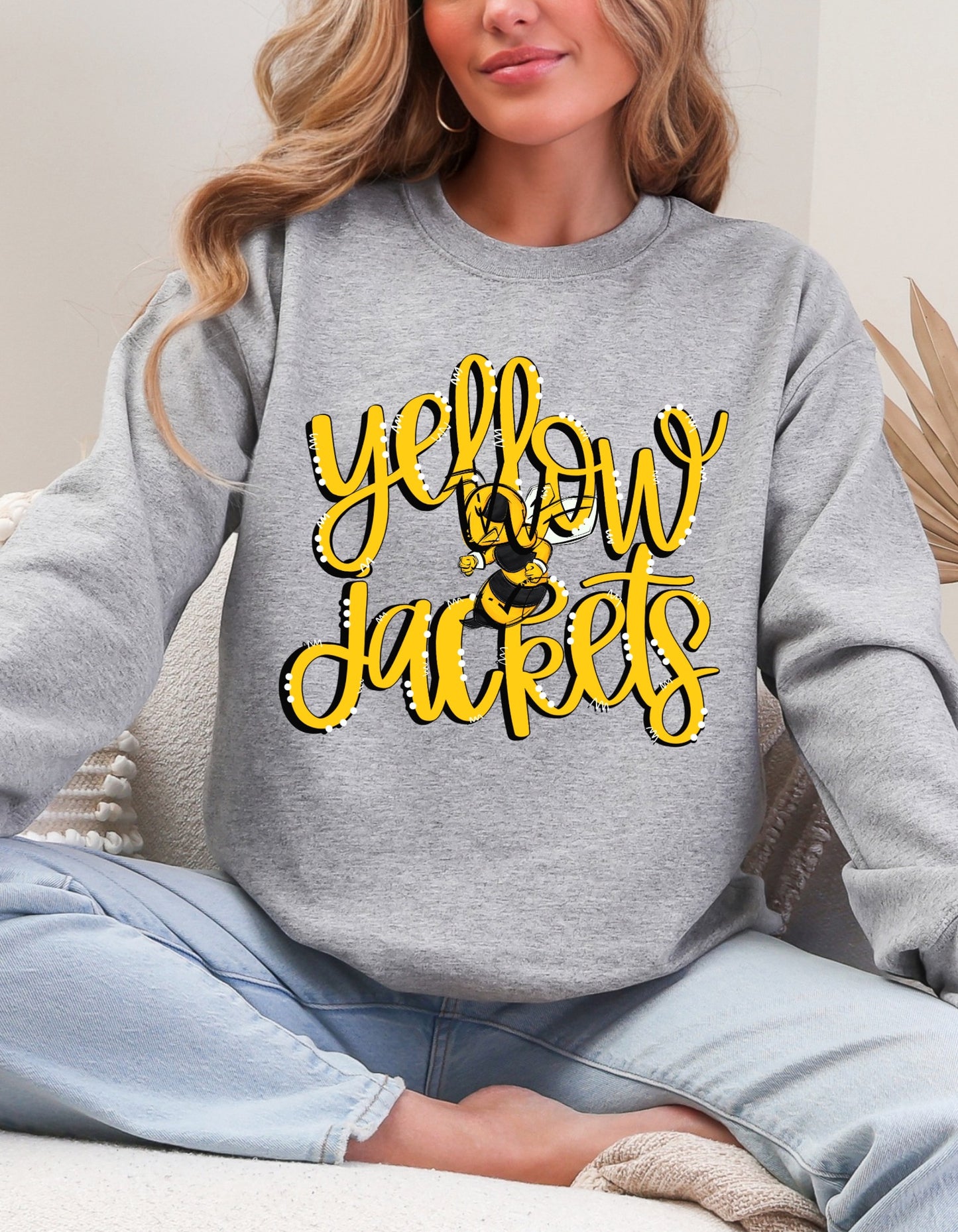 The Yellow Jackets Script Sweatshirt
