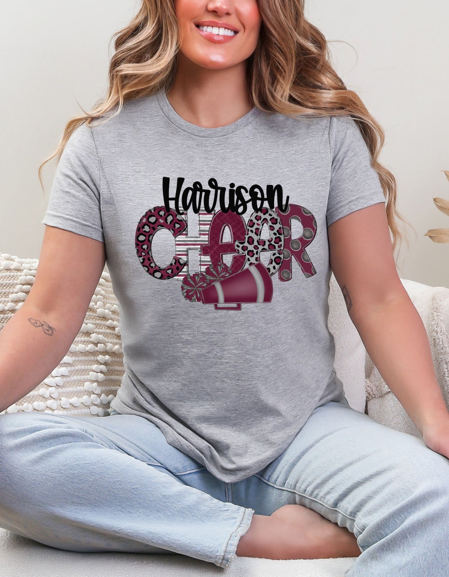 The Harrison Cheer doodle tshirt