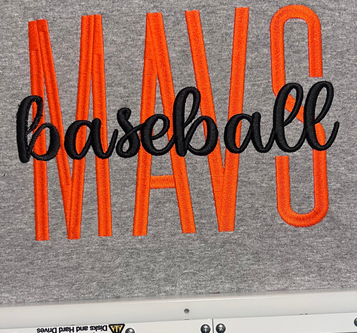 The Raised Script Baseball Tee