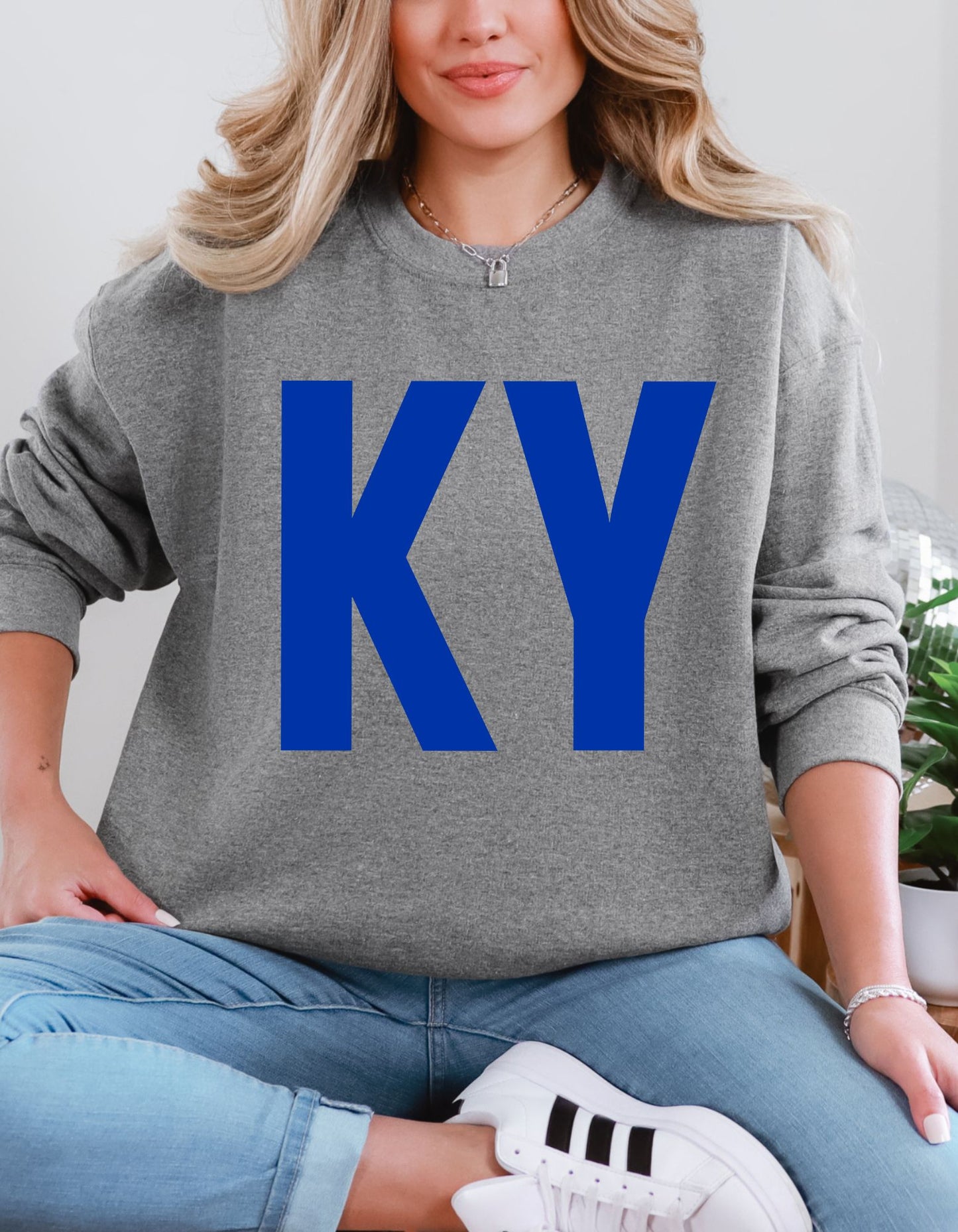 The Bold Big Blue Sweatshirt