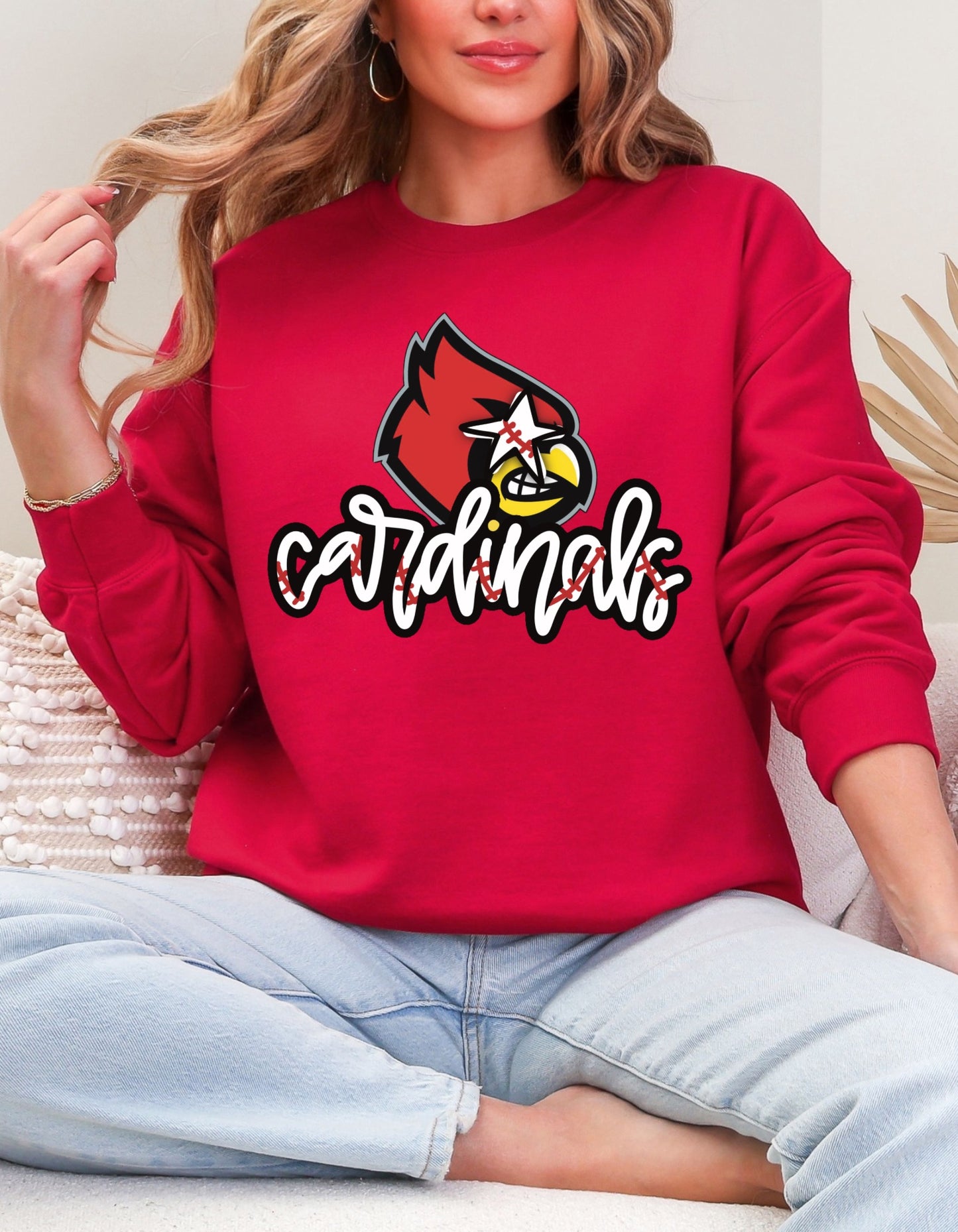 The Preppy Cardinals Baseball Sweatshirt