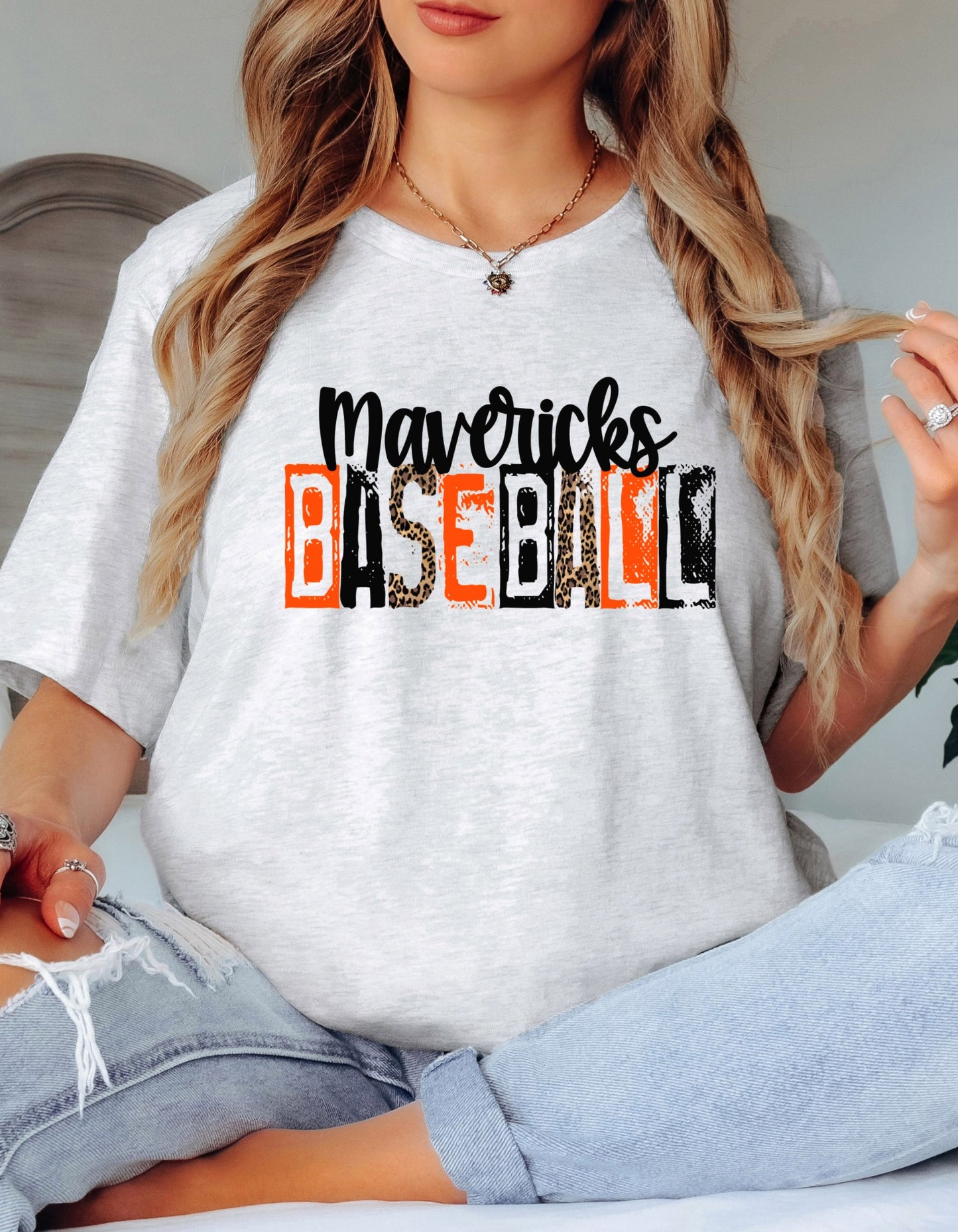 The Mavericks Baseball Block Tshirt