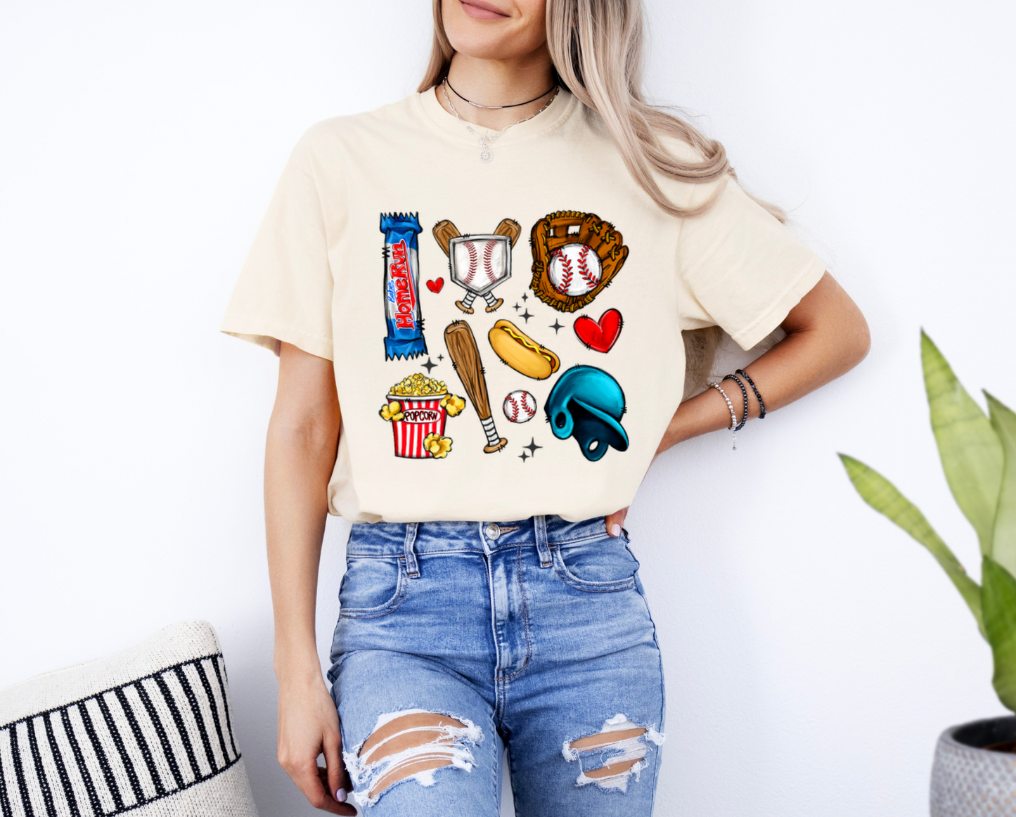 The Baseball Doodles Tee