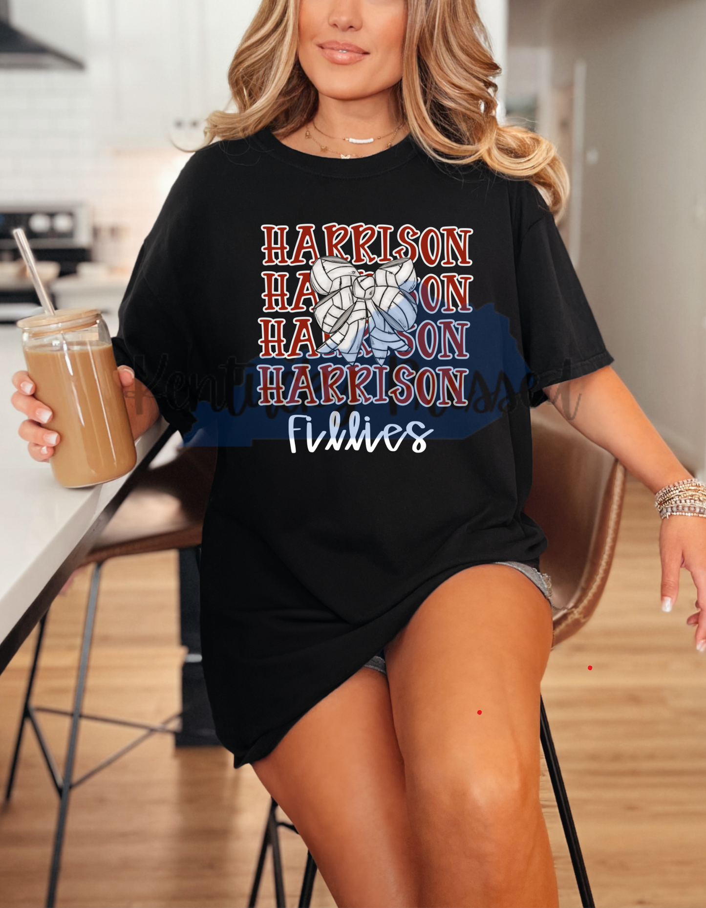 The Volleyball Bow Tee