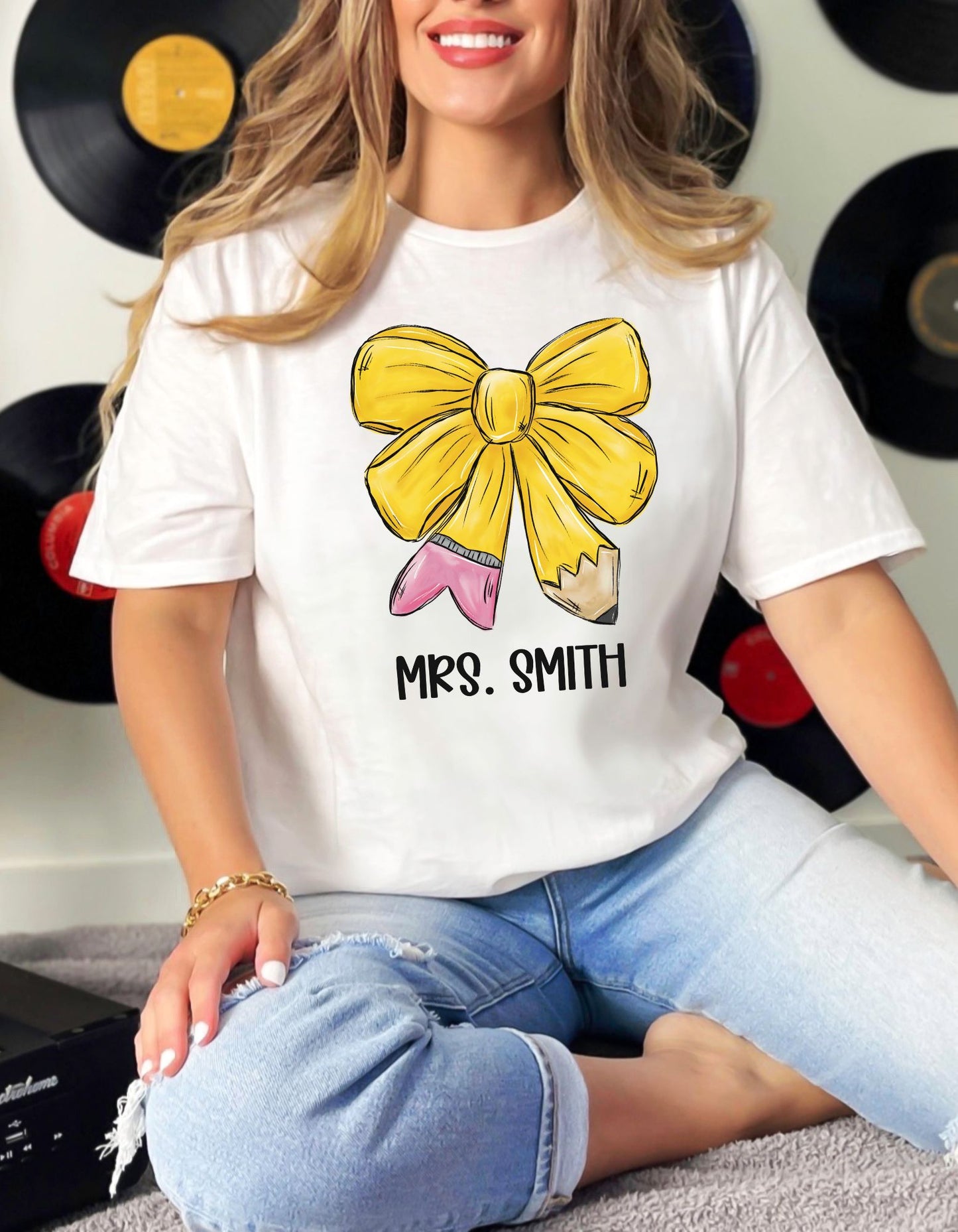 The Pencil Bow Tee