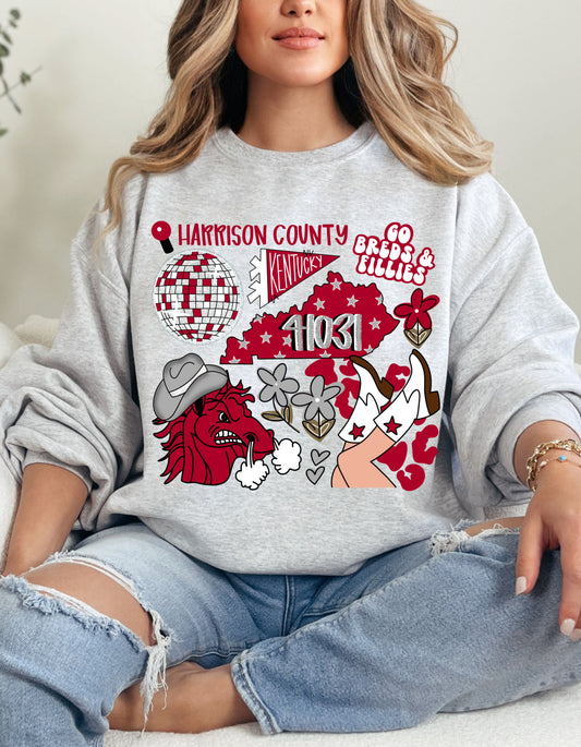 The Harrison County Doodle Sweatshirt