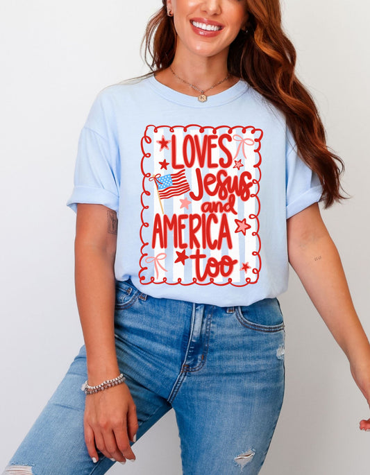 The Love Jesus Too Tshirt