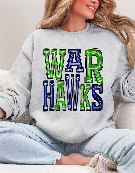 The Warhawks Scribble Sweatshirt