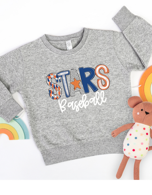 The Poppy Stars Baseball Sweatshirt