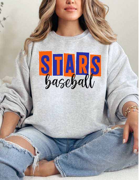 The Stars Baseball Block Sweatshirt