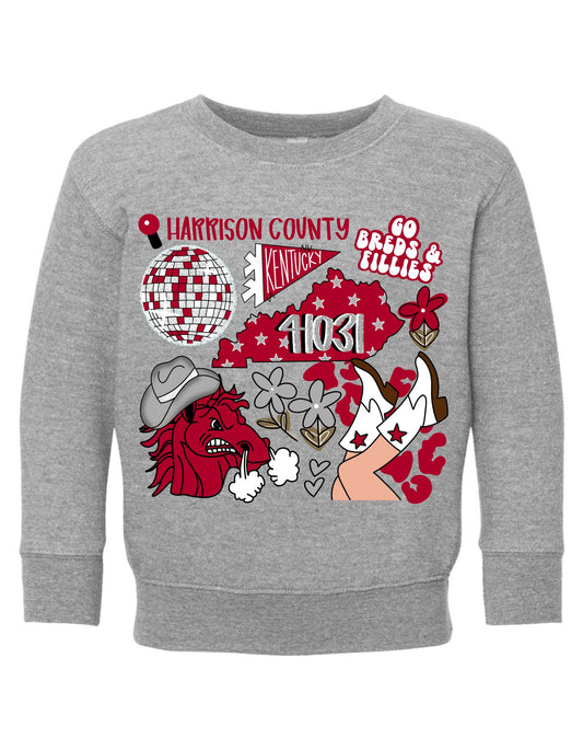 The Harrison County Doodles Sweatshirt- toddler