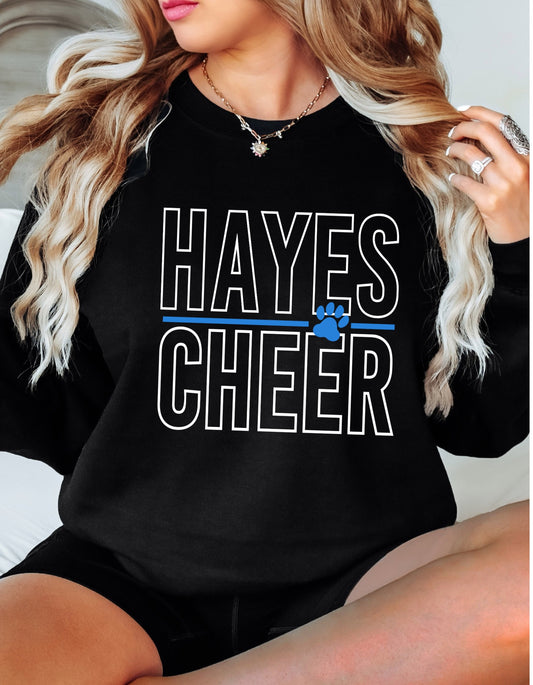 The Hayes Cheer Paw Sweatshirt