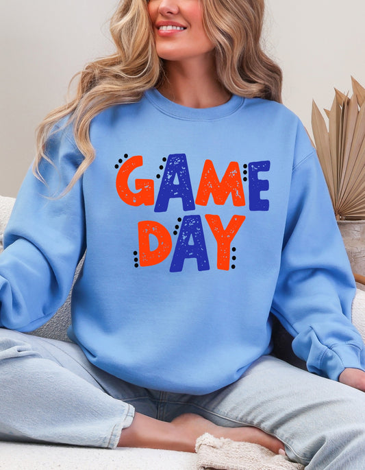 The Distressed Game Day Sweatshirt