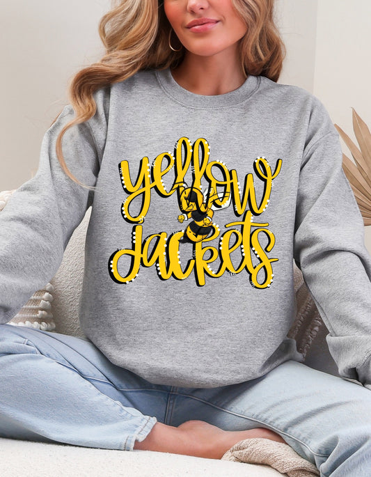 The Yellow Jackets Script Sweatshirt