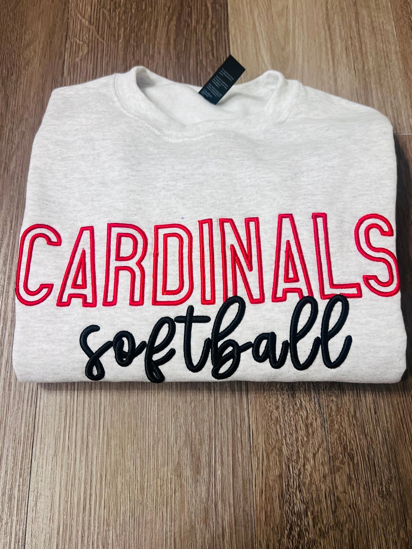The Puff Cardinals Softball Sweatshirt