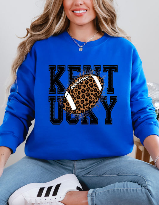 The Kentucky Leopard Football Sweatshirt