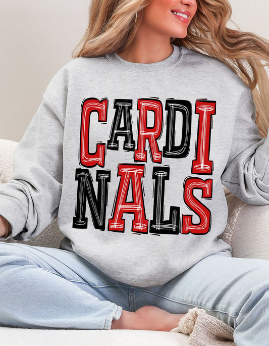 The Scribble Cardinals Sweatshirt