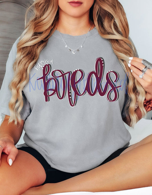 The Breds Script Tshirt