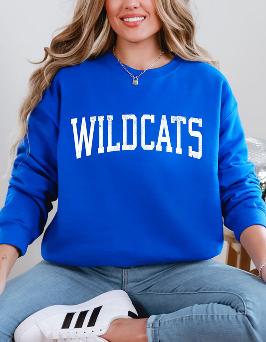 The Distressed Wildcats Sweatshirt