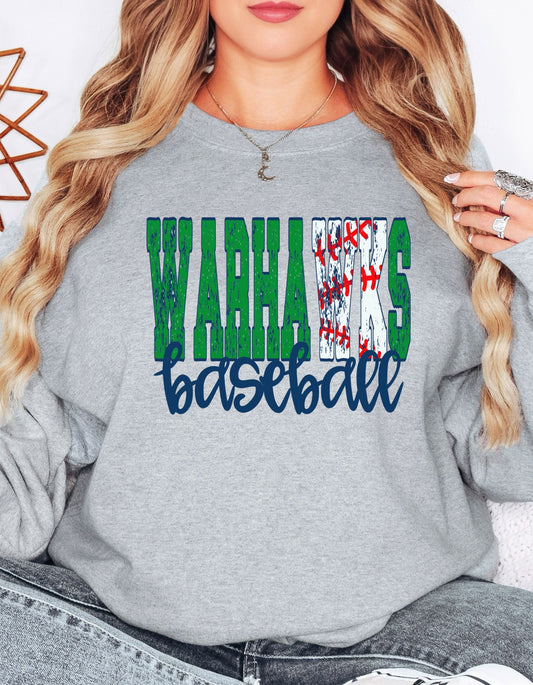 The Peek-a-Boo Warhawks Baseball Sweatshirt