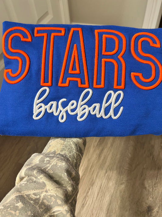The Stars Baseball Puff Sweatshirt