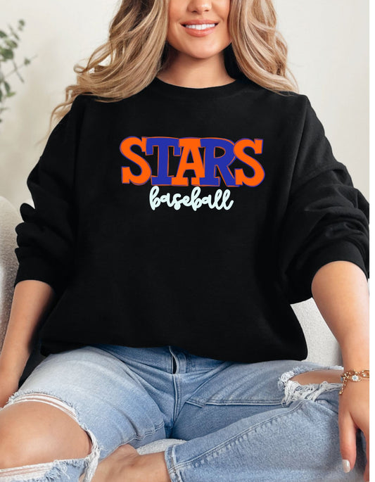 The Funky Stars Baseball Sweatshirt
