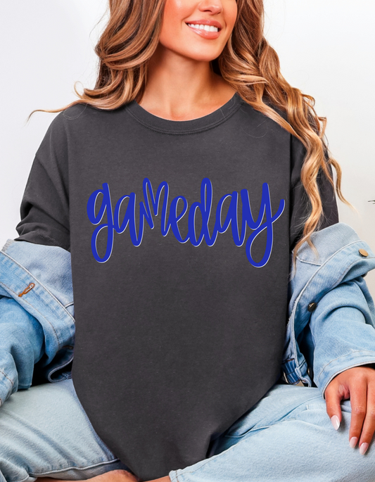 The Blue Script Gameday Tshirt
