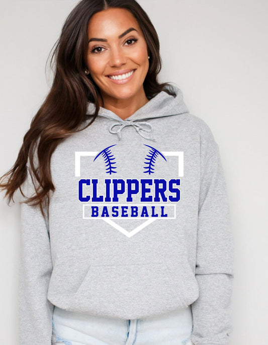 The Clippers Baseball Plate Hoodie