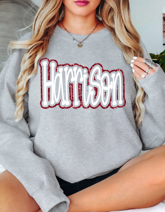 The Faux Glitter Harrison Sweatshirt