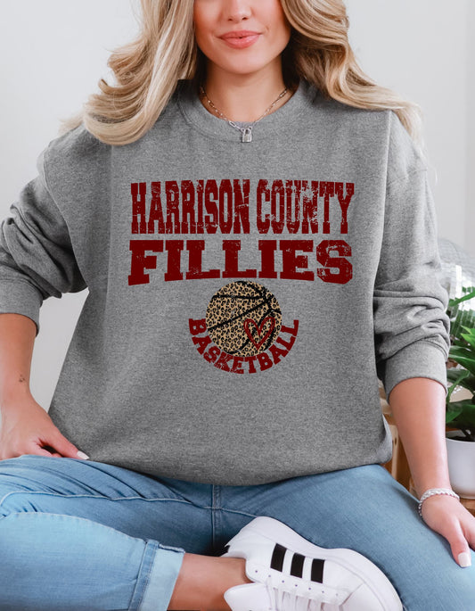 The Fillies Cheetah Basketball Sweatshirt