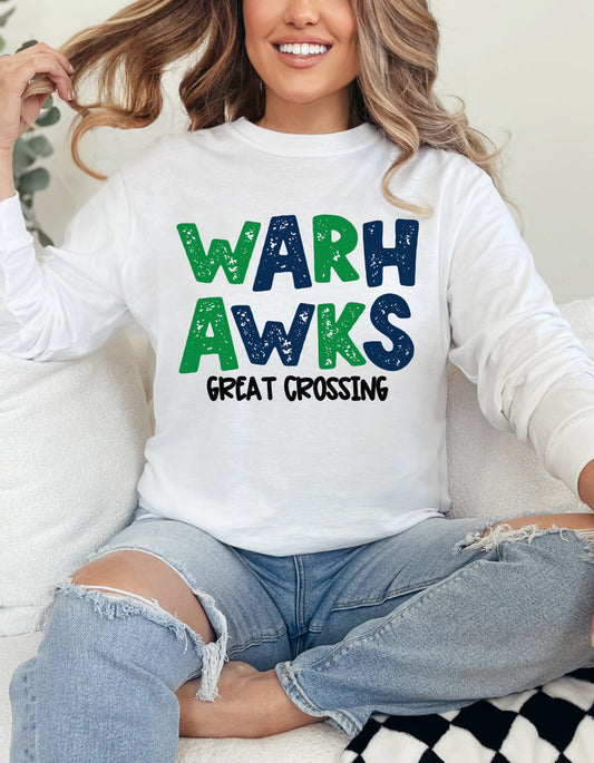 The Distressed Warhawks Tshirt
