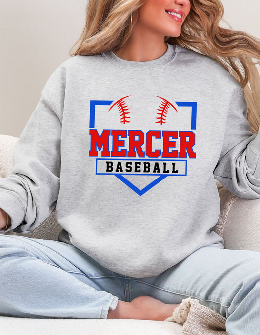 The Mercer Baseball Plate Sweatshirt
