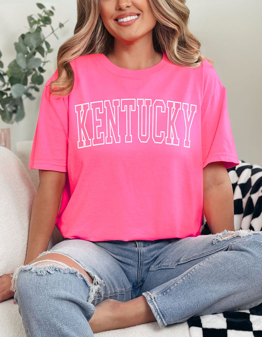 The KY Tee- Neon Pink