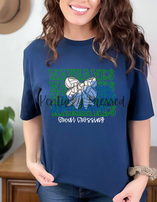 The Volleyball Bow Tee