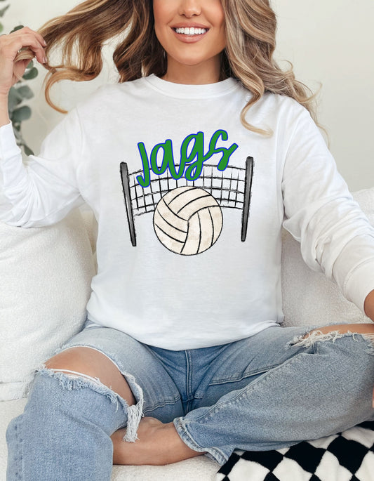 The Set Spike Tee- Jags