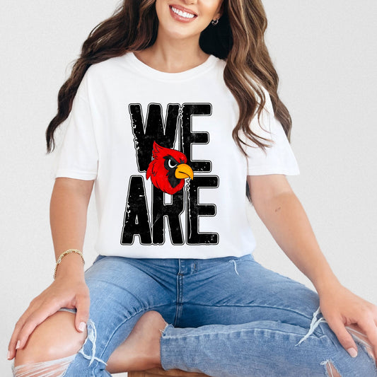The We are Cardinals Tee- Cardinal head