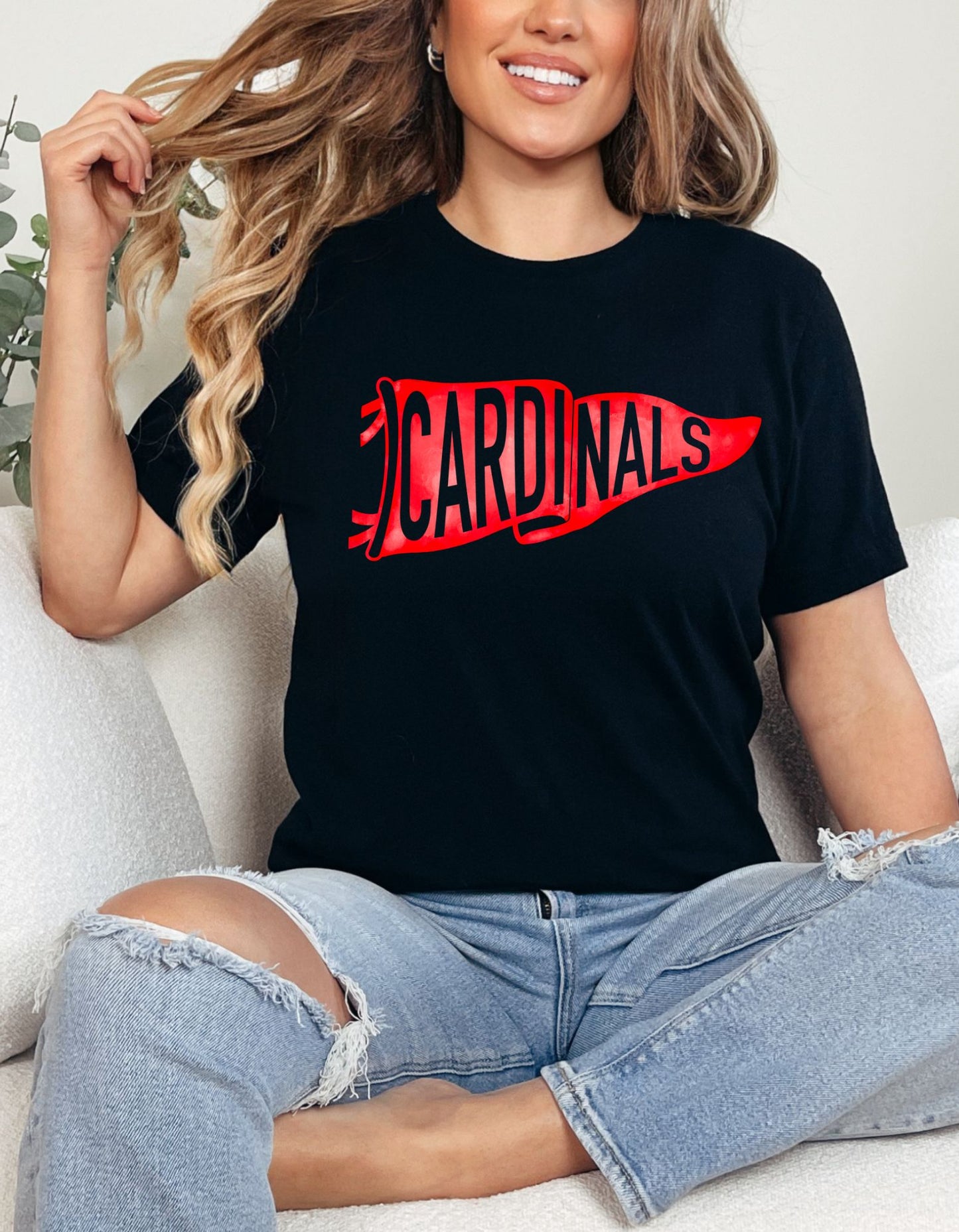 The Cardinal Pennant Flag Tee