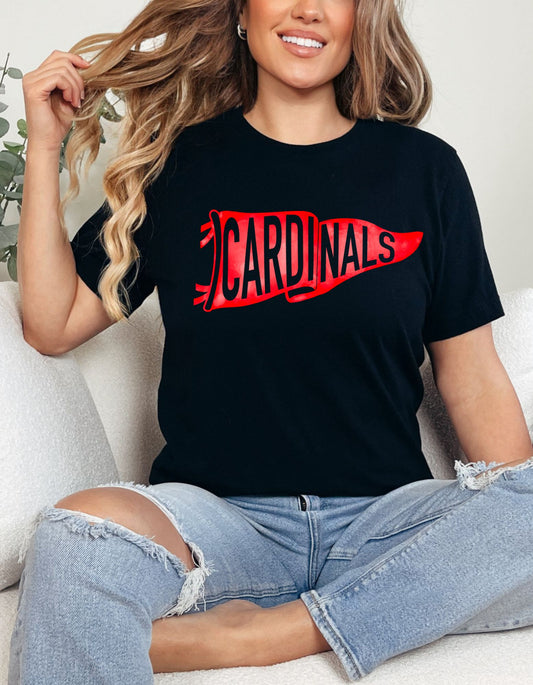 The Cardinal Pennant Flag Tee